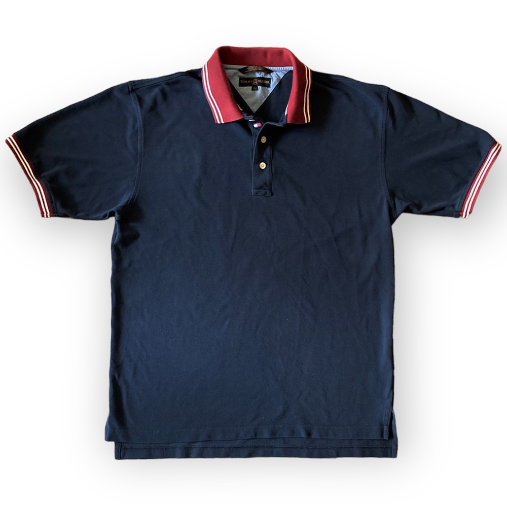 VINTAGE 90s Tommy Hilfiger Polo Shirt